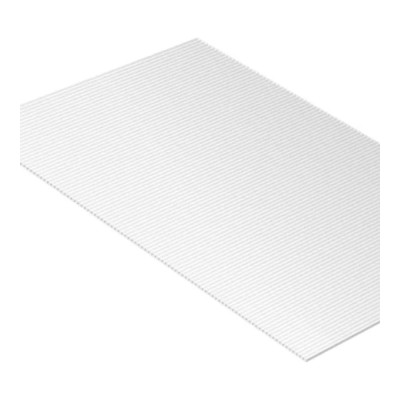 Сотовый поликарбонат 6 мм, 1050x750 мм, 1.2 кг/кв.м., прозрачный 1uv Novattro 4604638005558