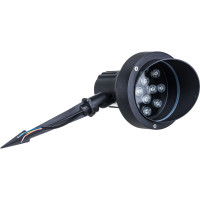 Тротуарный светодиодный светильник на колышке (85-265V, 12W, зеленый, IP65) FERON SP2706 32232