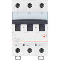Автоматический выключатель Legrand TX3 C6A 3П 6000 404053