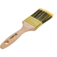 Плоская кисть Golden 2.5", искусственная щетина, деревянная ручка MTX 83224