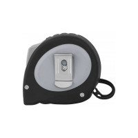 Рулетка с магнитным захватом и автостопом, в обрезиненном корпусе THORVIK SMT519AM 52391