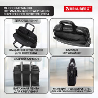 Деловая сумка для офиса и учебы BRAUBERG Dandy 240511