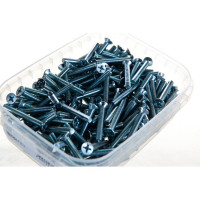 Винт Качественный КРЕПЕЖ потай с метр. резьбой, DIN 965, 4x30, 180 шт 0200867 КЧ