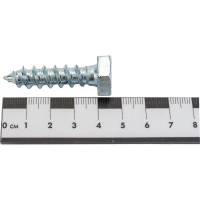 Шуруп с шестигранной головкой Качественный КРЕПЕЖ 10х40, 50 шт. 0500567 КЧ