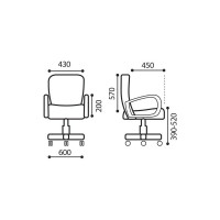 Компьютерное офисное кресло BRABIX Prestige Ergo MG-311, с подлокотниками, кожзам 531877