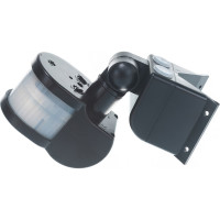 Детектор движения IEK ДД 018 1100Вт, угол обз. 270град., дальн. 12м, IP44, черн. LDD10-018B-1100-002