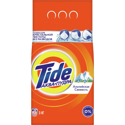 Стиральный порошок-автомат Tide Альпийская свежесть 3 кг 700259 0001230218