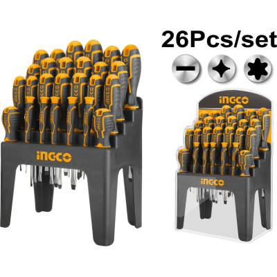Набор отверток INGCO 26 шт INDUSTRIAL HKSD2628