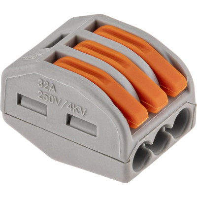 Соединительные монтажные клеммы duwi с рычажком СМК 222-413 0,08-4мм2 50 шт. 26638 9