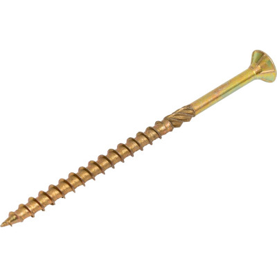 Саморез с фрезой по дереву INFIX потайной, 4x70 мм, ЦЖ, TX20, 100 шт. 60042