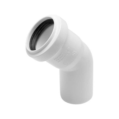 Отвод Ostendorf htbw белый 40x45 559370