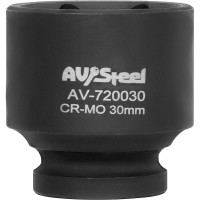 Головка ударная шестигранная (30 мм; 1/2DR) AV Steel AV-720030