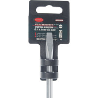 Шлицевая силовая магнитная отвертка Rockforce Profi S2 SL6.5х150мм RF-70265150(26229)