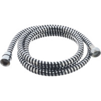 Шланг для душа Melodia della vita BLACK SILVER 1/2х1/2 конус ПВХ d14 мм, L175 см 34533