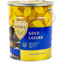 Пропитка Veres Gold Lazura №9 палисандр 10 л 1 45286