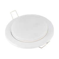 Встраиваемый светильник General Lighting Systems с термокольцом GX53, 100х18мм, белый, IP20, GCL-GX53-H18-W 432100