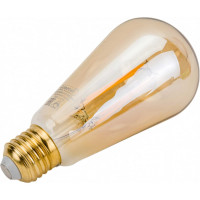 Светодиодная лампа General Lighting Systems FIL Диммируемая ST64S-13W-E27-2700K Золотая 686900