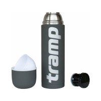Термос Tramp Soft Touch 1.2 л, серый TRC-1103