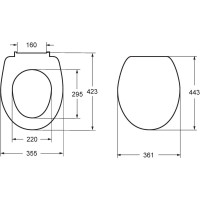 Сиденье с крышкой ROCA VICTORIA Z0000801392004 ZRU8013920 soft close 00000019329
