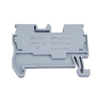 Клеммная самозажимная колодка EKF PROxima, JXB-ST-1.5, 17.5А, серая 60 шт plc-jxb-st-1.5