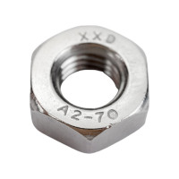 Шестигранные гайки КРЕП-КОМП нержавеющие DIN 934 А2 м10 200 шт гшн10