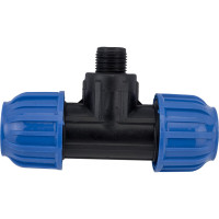 Тройник RTP с наружной трубной резьбой PN 16 D 25х1/2 11618