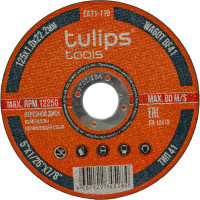 Диск отрезной по металлу WA60TBF (125х1.0х22.2 мм) Tulips tools EA11-110