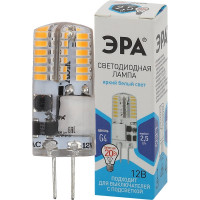 Светодиодная лампа ЭРА LED-JC-2,5W-12V-SLC-840-G4 капсула, 2,5Вт, нейтральный, G4 Б0049090
