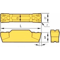 Пластина отрезная ZTGD0404-MG 10 шт по нержавейке HARDSTONE 4603312182202