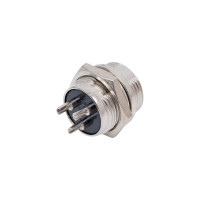 Разъем MIC16 3P штекер Pro Legend металл на корпус, PL2207