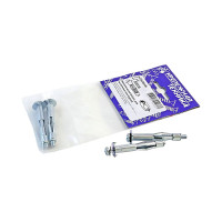 металлический дюбель крепежная техника molli 4x23 2 шт. 69006