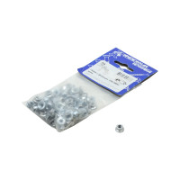 Гайка с фланцем крепежная техника din 6923, м4, 100 шт. 47922