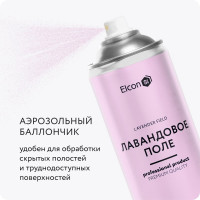Аэрозольная краска Elcon для мебели и предметов декора, для металла, для пластика, для керамики, для стекла, для гипса, быстросохнущая, акриловая, лавандовое поле, аэрозоль 520 мл 00-00462450