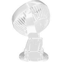 Настольный вентилятор с аккумулятором Scarlett белый SC-DF111S98