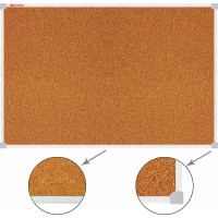 Пробковая доска BRAUBERG 70x50 см, ПВХ рамка 238188