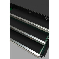 Инструментальная тележка Sata 692x488x840 мм, 4 выдвижных лотка, 1 ящик, отдельно доп. перфорир. панель для инструментов 95125