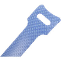 Хомут для кабеля Cabeus липучка с мягкой застежкой, 125x14 мм, синий, 10 шт. CLAMP-125-BL