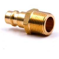 Соединение быстросъемное пневматическое HQ-PM38 «папа»-нар. резьба 3/8" (латунь) HQ-mech УТ000002473