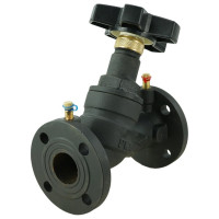 Балансировочный клапан DN.ru чугунный КБЛФ Ду32 Ру16 с ниппелями D080-00612