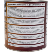 Масло для дерева VERES exterior terrase oil, 3 л, тик 255549