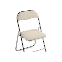 Складной стул Woodville Fold 1 beige/chrome 15481