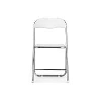 Складной стул Woodville Fold 1 white/chrome 15480