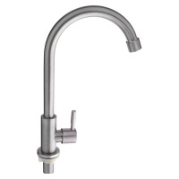 Кран для холодной воды СоюзКран керам. картридж 25мм, нерж. сталь, SS06-R332 567-122