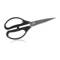 Кухонные ножницы TOJIRO нержавеющая сталь, многофункциональные, рукоять пластик, силикон FC-424