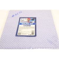 Искусственная перфорированная замша ACG SALPA 30 синяя, размер 55x40 см, 300 г/м 1001068
