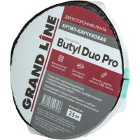 Двухсторонняя лента Grand Line бутил-каучуковая gl butyl duo pro 15 мм, 25 м 188062