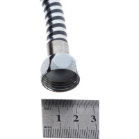 Шланг для душа Melodia della vita BLACK SILVER 1/2х1/2 конус ПВХ d14 мм, L175 см 34533