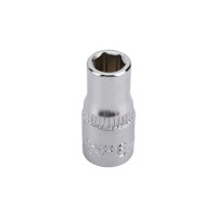 Торцевая головка YATO 1/4 CV короткая 6мм YT-1405 37121405 228 1