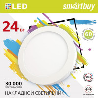 Накладной светильник Smartbuy LED Round SDL 24w/6500K/IP20 SBL-RSDL-24-65K