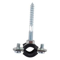 Хомут Uni-Fitt 3/8 15-19 мм с резиновым уплотнителем, шпилькой и дюбелем 850U1800